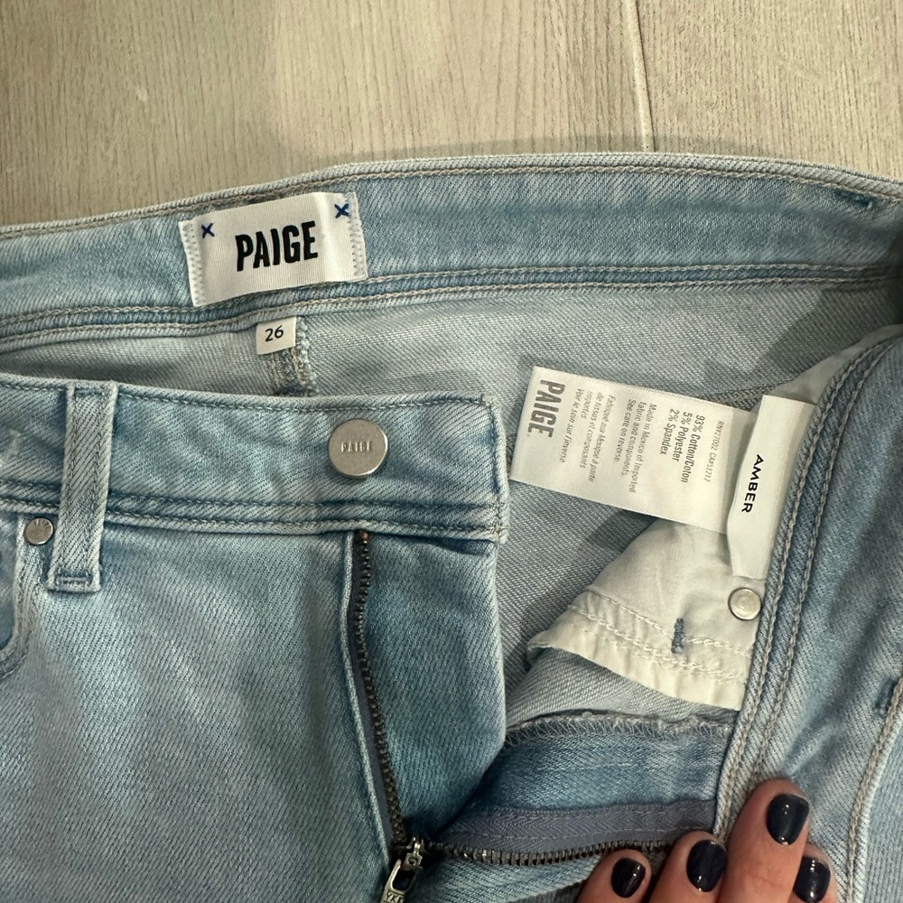 Paige Amber Light Blue Women's Jeans